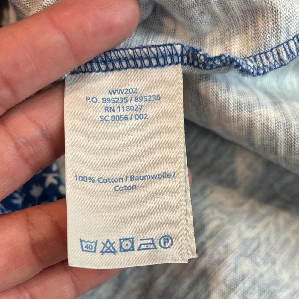 Boden Floral Blue Dress size 4 - Picture 4 of 5